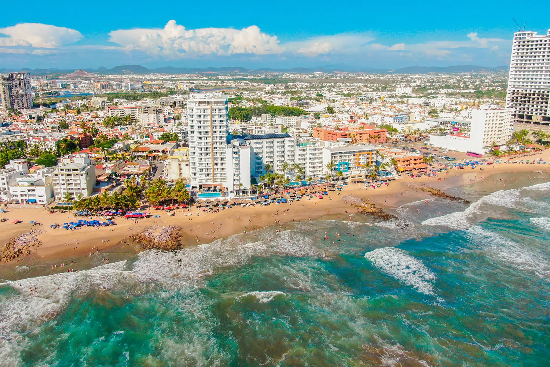 Fachada Hotel Pacific Palce Mazatlan Sinaloa